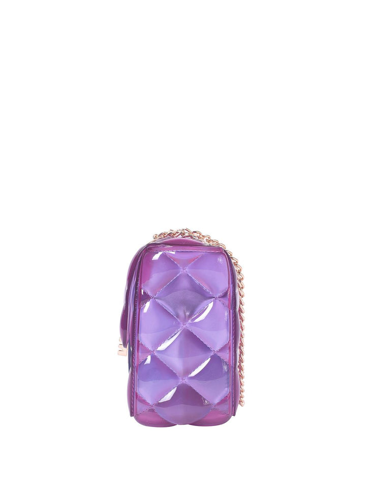 Lino Perros Textured Structured Shoulder Bag with Quilted