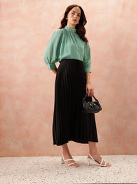 all about you Embellished High Neck Top