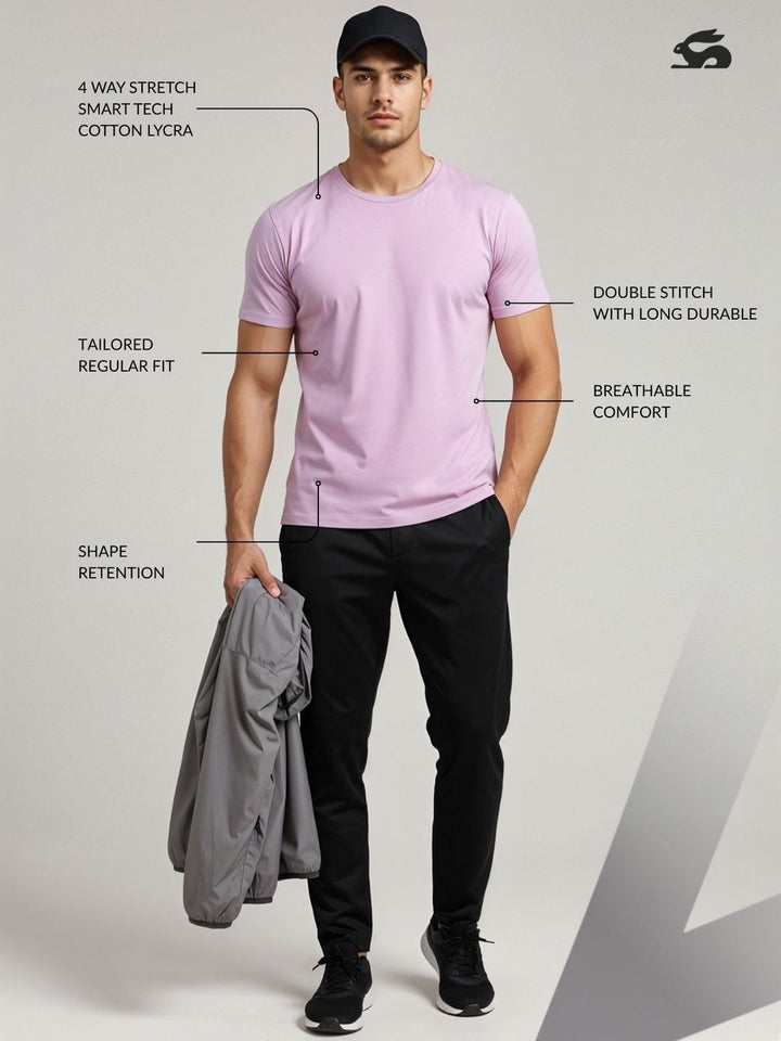 ADRO Men Printed Cotton Regular Fit T-shirt