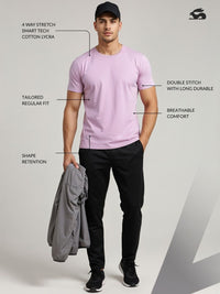 ADRO Men Printed Cotton Regular Fit T-shirt