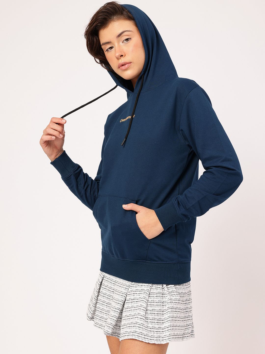 DressBerry Printed Hooded Sweatshirt