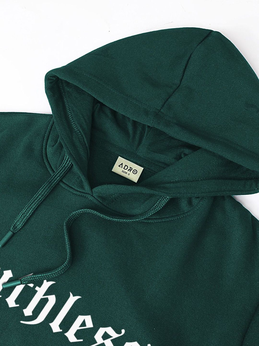 ADRO Men Printed Hooded Sweatshirt