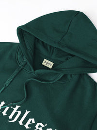 ADRO Men Printed Hooded Sweatshirt
