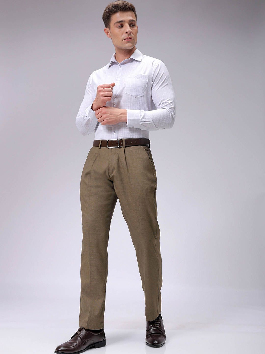 The Indian Garage Co. X Luxe Men Pleated Formal Trousers
