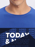 ADRO Men Typography Printed Round Neck Cotton T-shirt