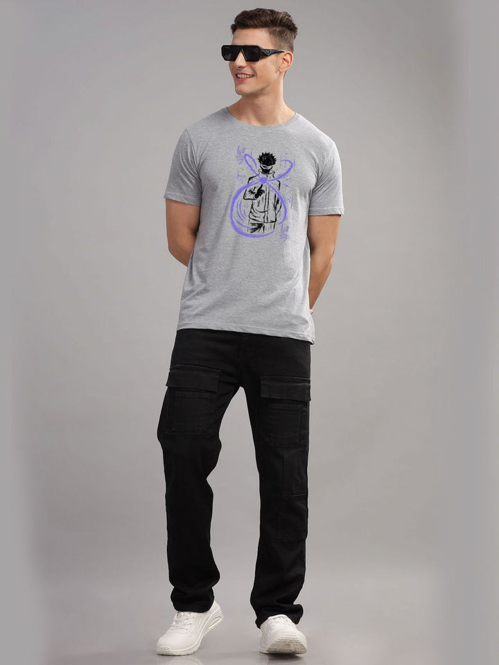 ADRO Men Graphic Printed Graphic Print Others Round Neck Cotton Tshirt