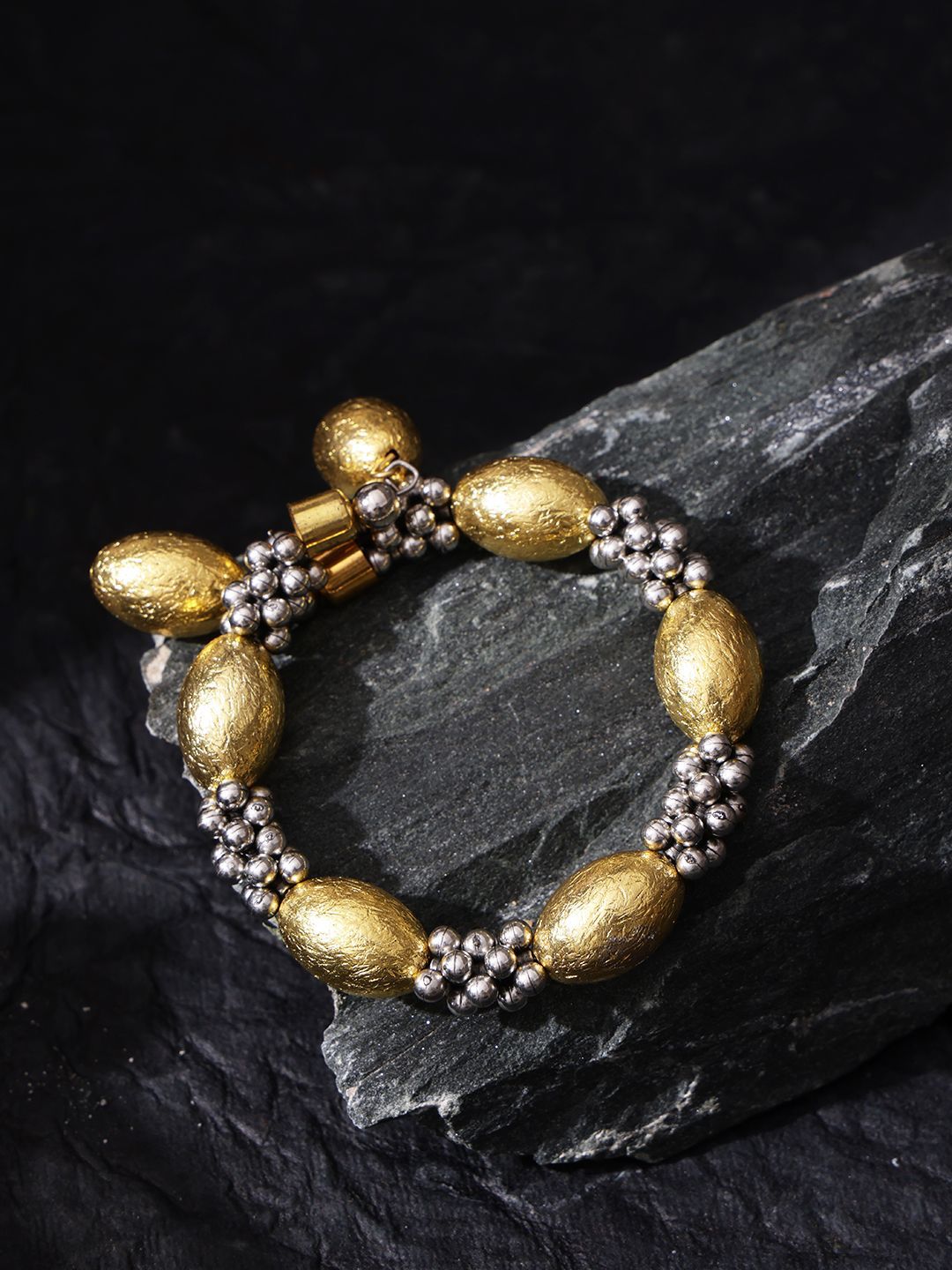 PANASH Women Brass Gold-Plated Charm Bracelet