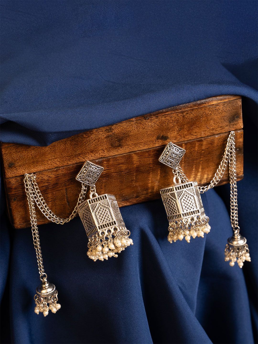 PANASH Contemporary Jhumkas Earrings