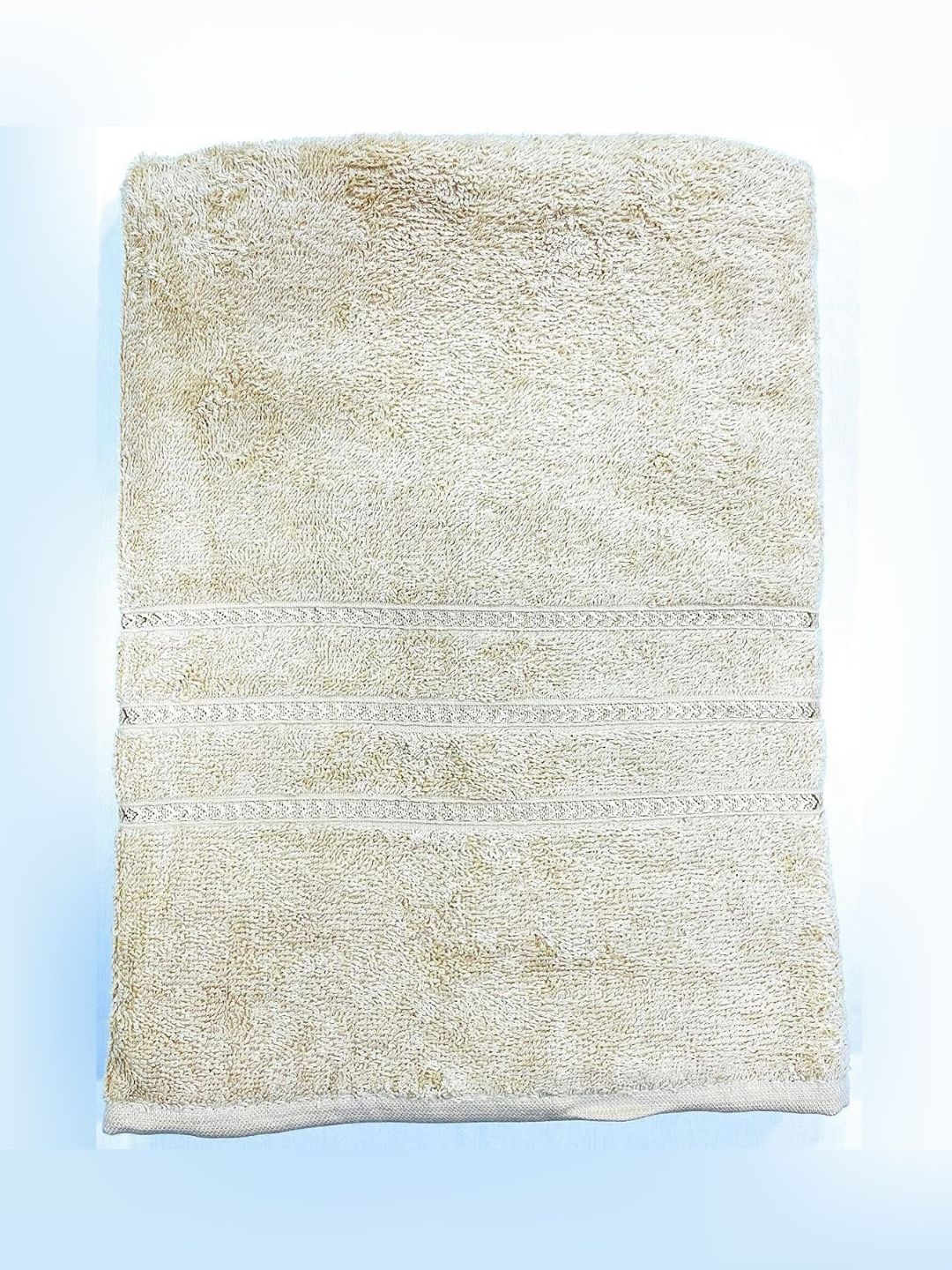 BOMBAY DYEING Beige 4 Piece Cotton 400 GSM Towel Set