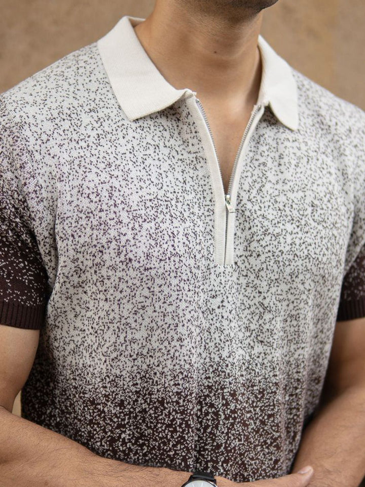 Powerlook Men Polo Collar T-shirt