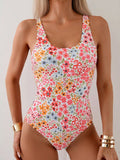 Dressberry Floral Printed Bilik Tali Bodysuit