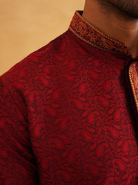 SOJANYA Motif Etnik Kurta Sulam Zari
