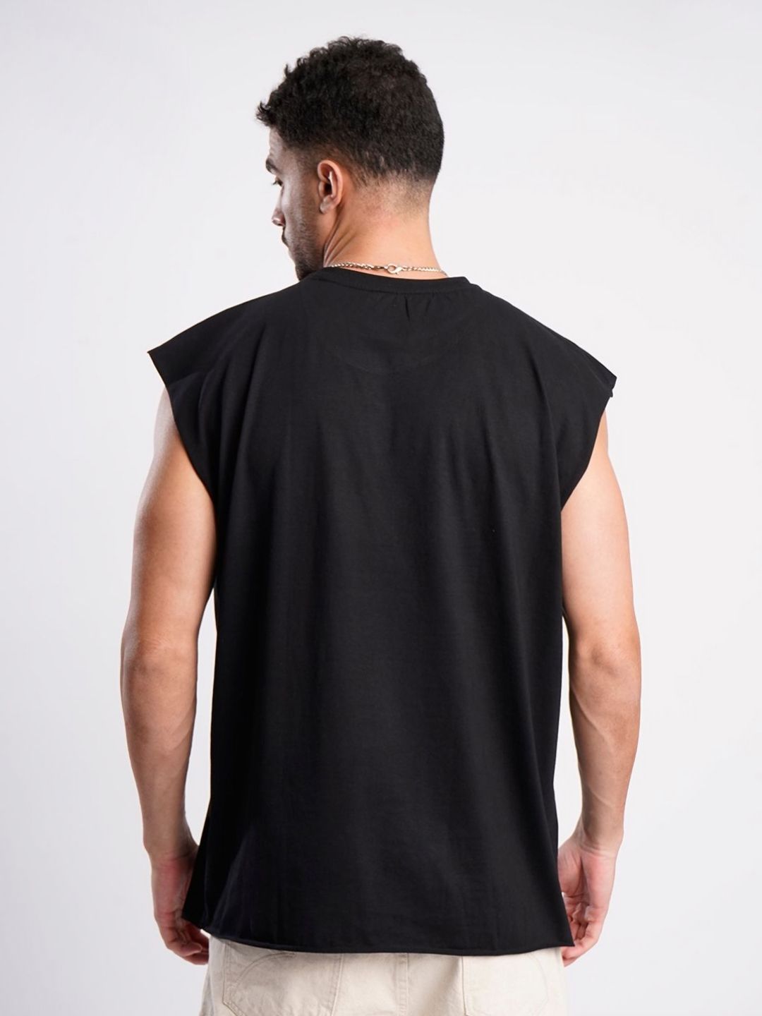 Bene Kleed Men Printed Extended Sleeves Tropical Raw Edge T-shirt