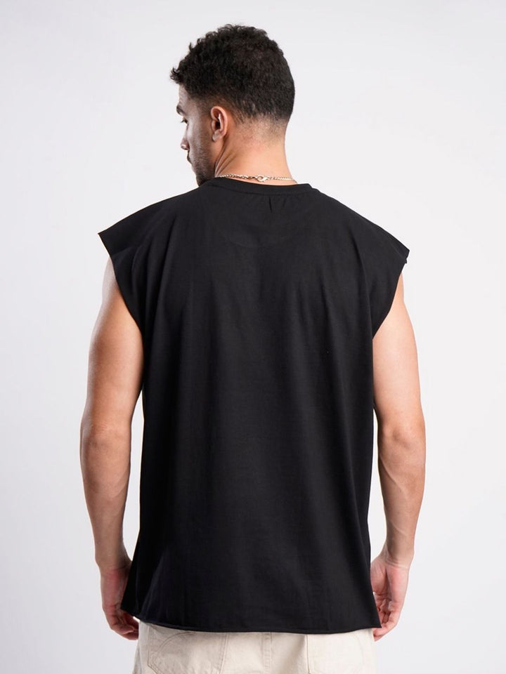 Bene Kleed Men Printed Extended Sleeves Tropical Raw Edge T-shirt