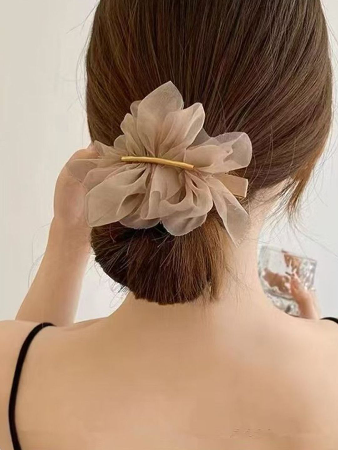SALTY Women Ruffle Hair Pin for Hair Accessories