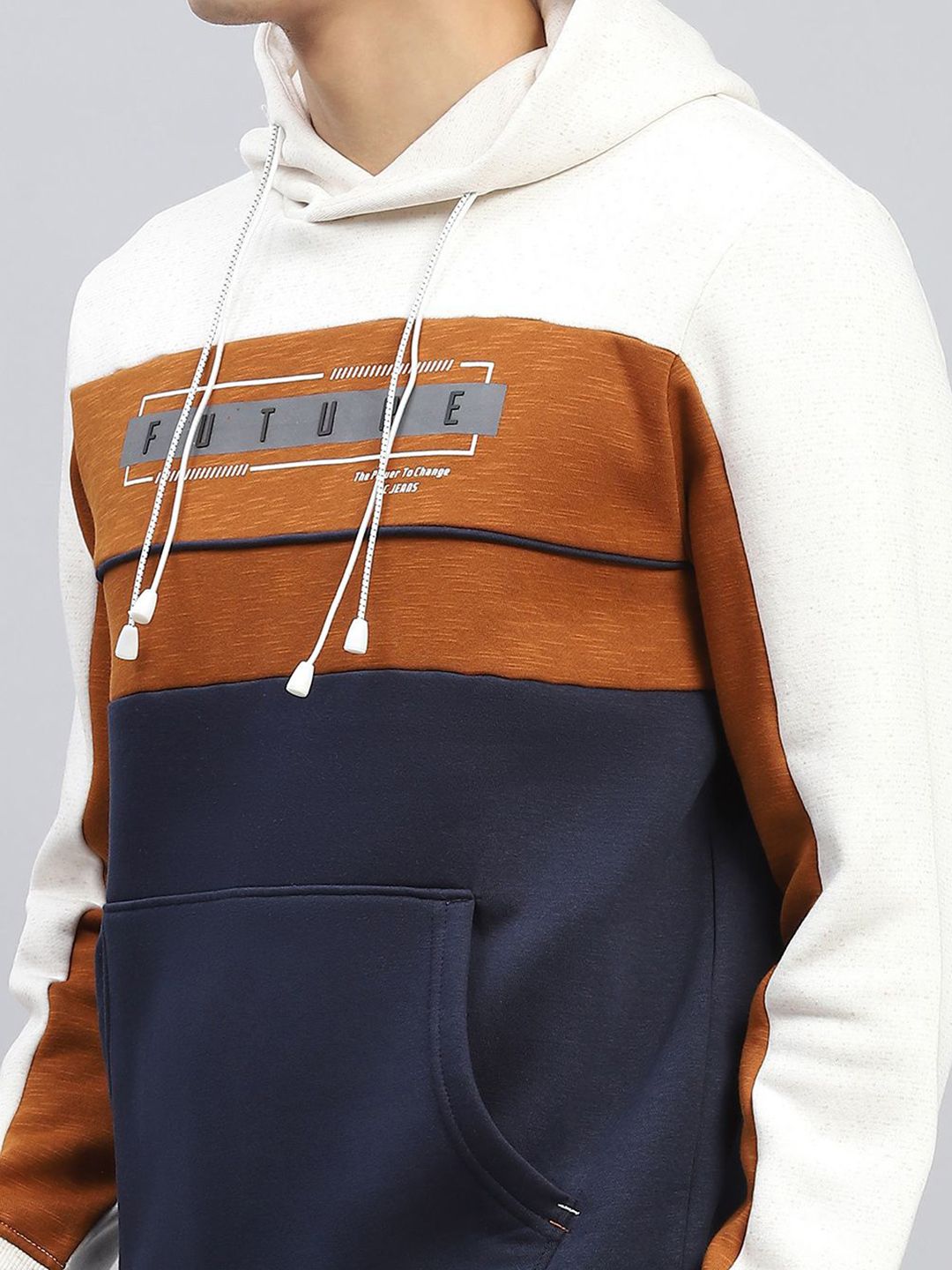 Monte Carlo Men Printed Hooded Sweatshirt
