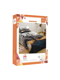 Myntra Elegant Homes Multicoloured 300 TC Single Bedsheet with 1 Pillow Covers