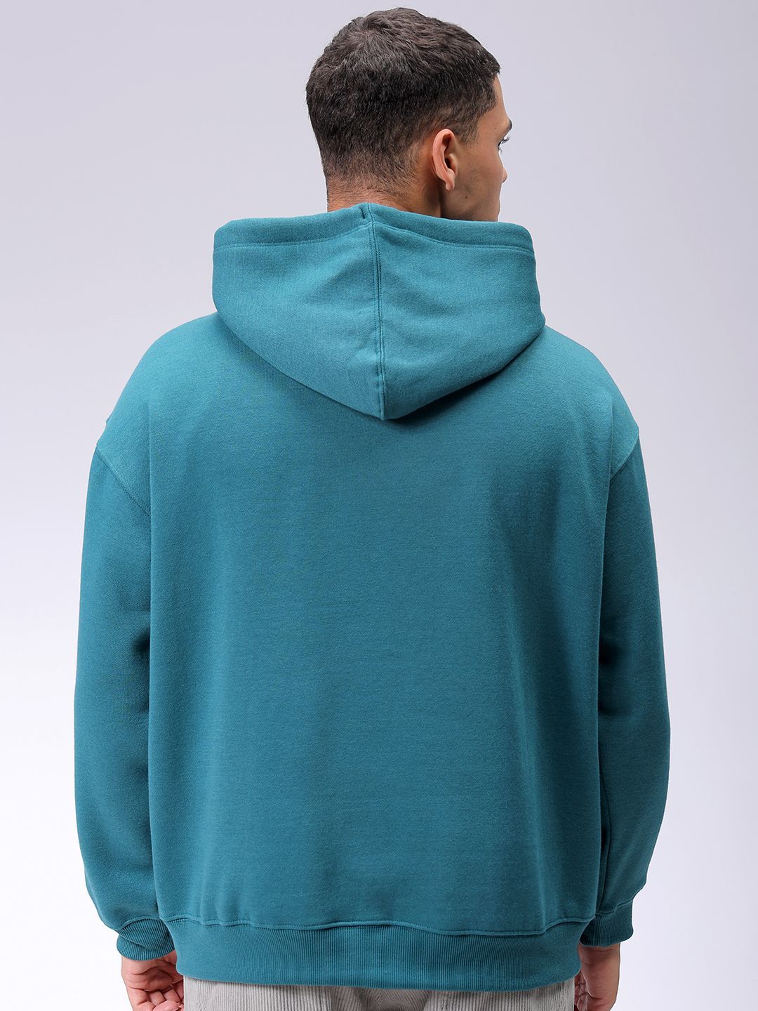 The Indian Garage Co Men Hooded Double Way Front Open Zipper Sweatshirt