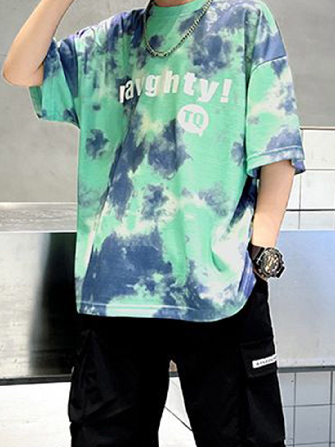 YK Boys Printed Round Neck T-Shirt With Shorts