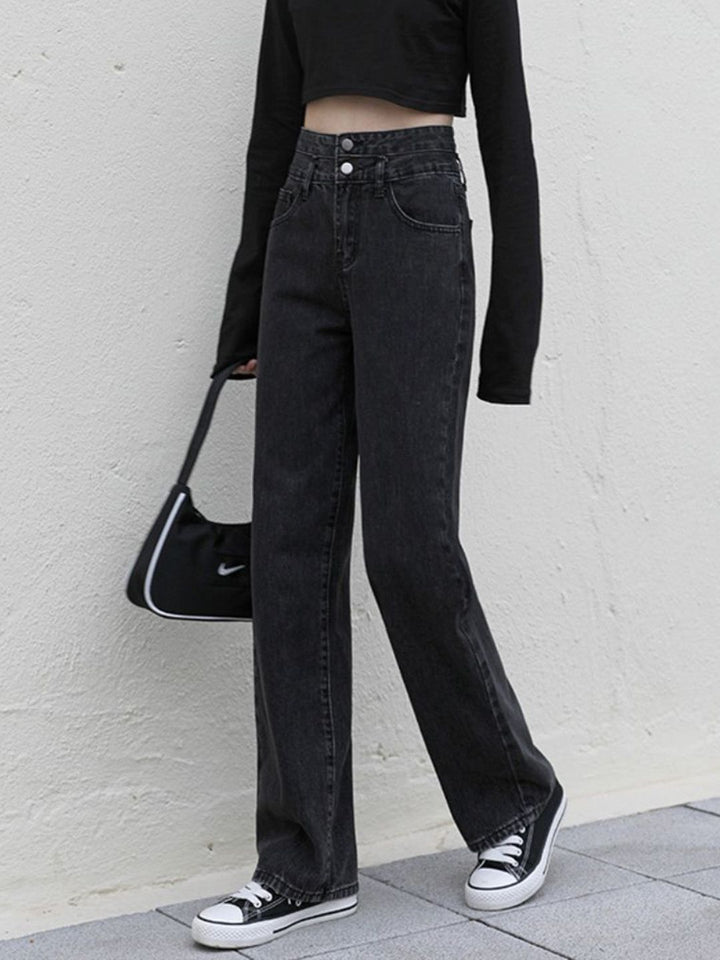 DressBerry Women Straight Fit Light Fade Cotton Jeans
