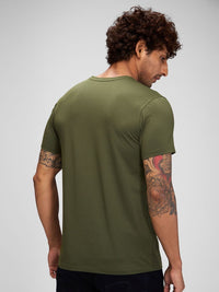 SPYKAR Men Typography Pockets Slim Fit T-shirt