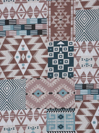 Myntra Elegant Homes Purple & White Geometric 400 TC Super King Bedsheet with 2 Pillow Covers