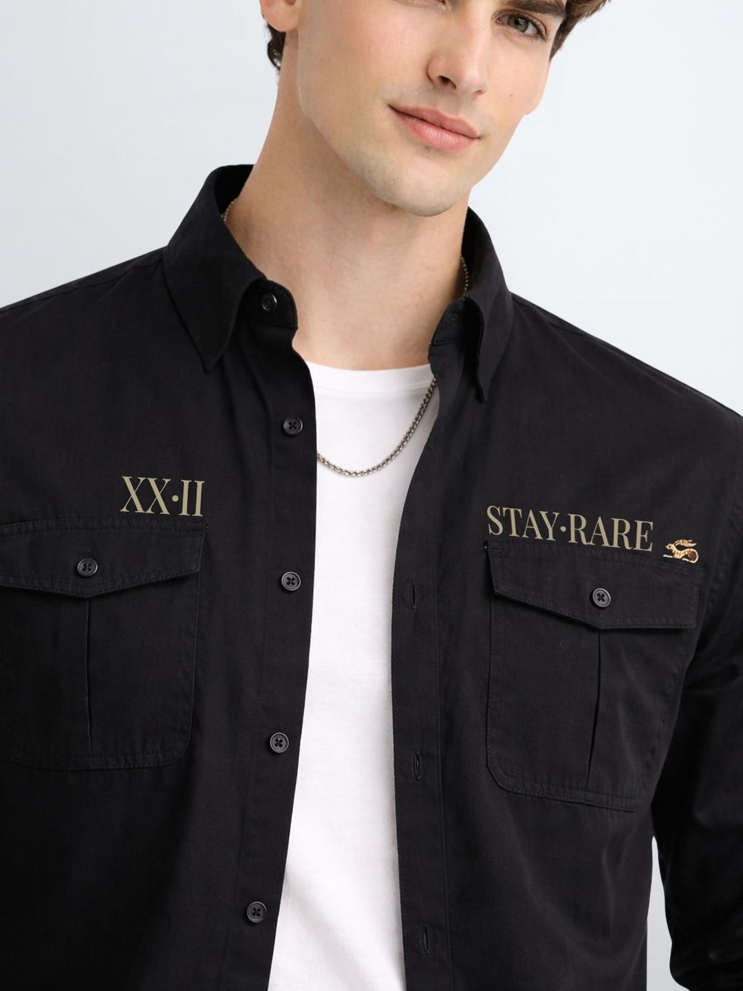 Baju Kasual Bercetak Standard ADRO Lelaki