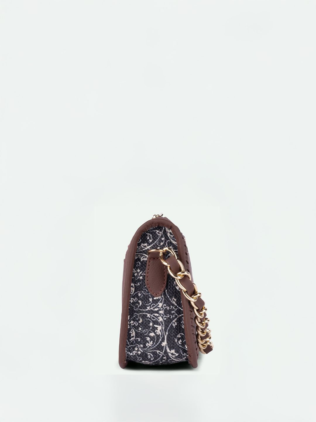 ZOUK Lattice LacePrinted Baguette Handheld Bag