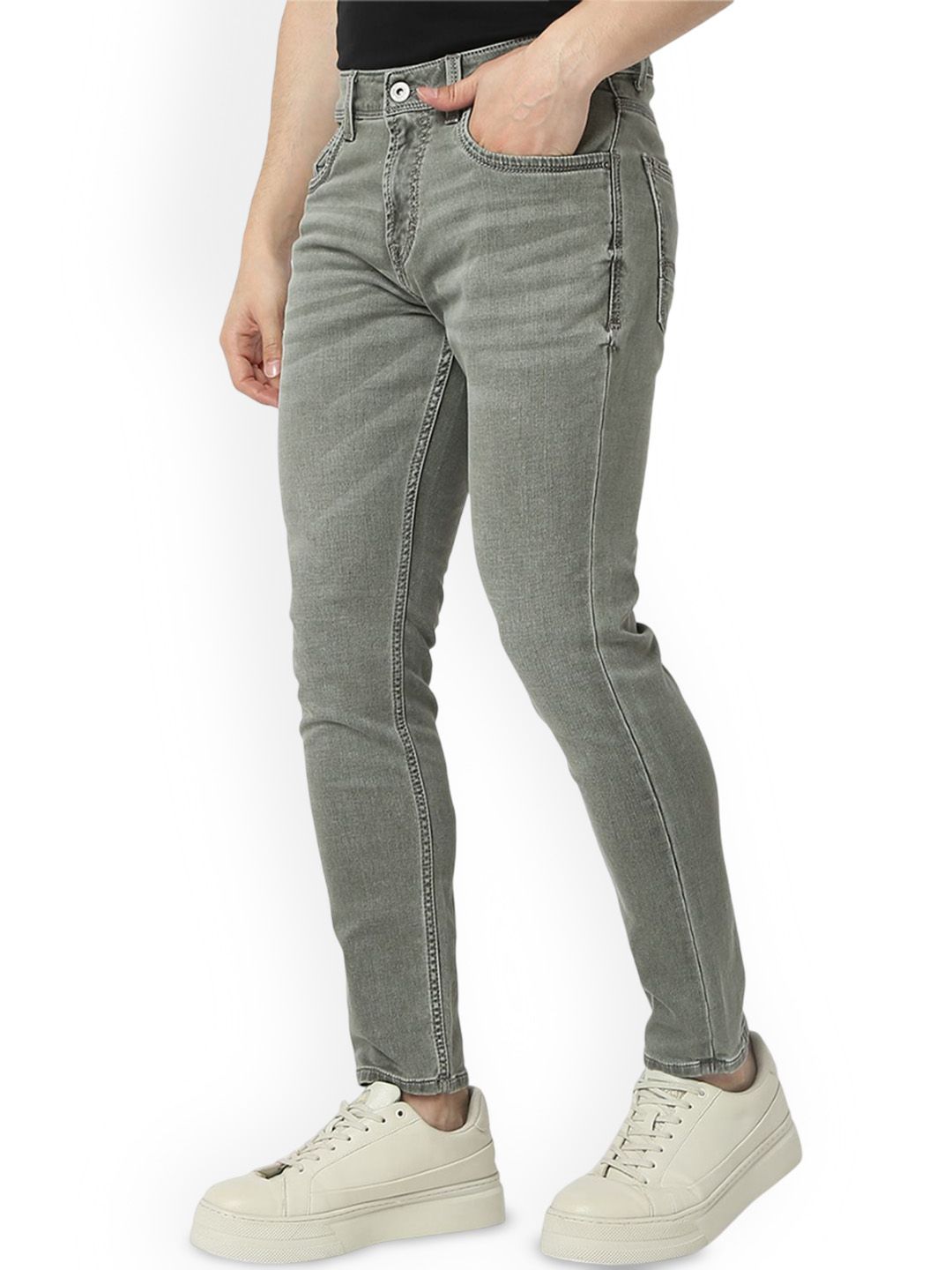 SPYKAR Men Slim Fit Light Fade Jeans