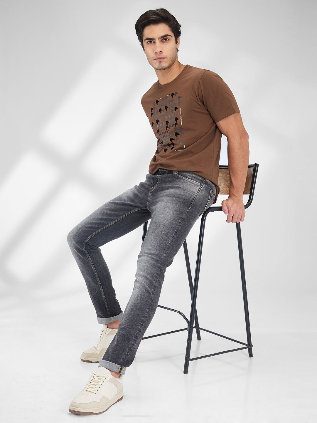 SPYKAR Men Slim Fit T-shirt