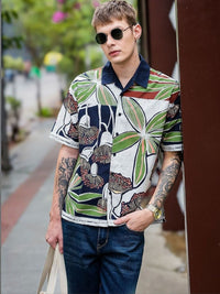 Eszett Men Floral Printed Casual Shirt