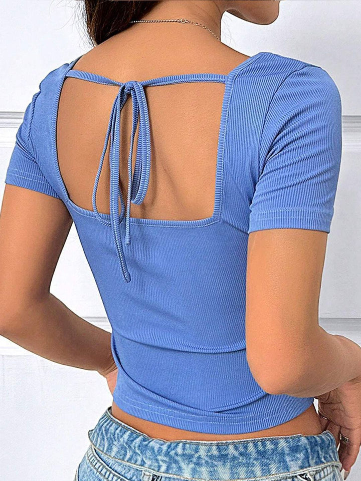 DressBerry Women Fitted Crop Top