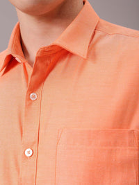The Indian Garage Co. X Luxe Men Spread Collar Solid Slim Fit Formal Shirt