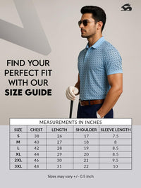 ADRO Men Blue Cotton Tshirts
