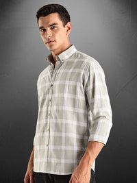 ADRO Standard Tartan Checks Baju Kasual Berpetak