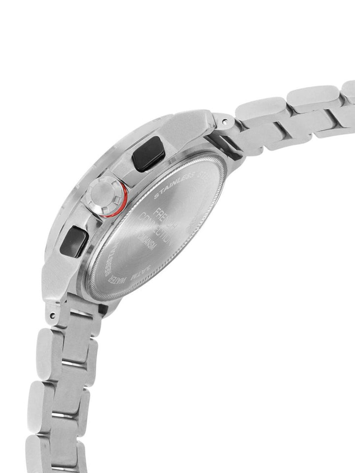 French Connection Men Dial & Stainless Steel Bracelet Style Straps Analogue Watch FCM04NSM