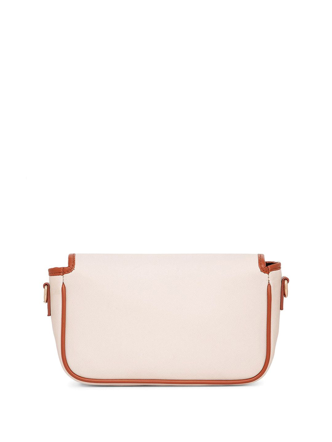 Berrylush Women Solid Structured Leather Shoulder Bag