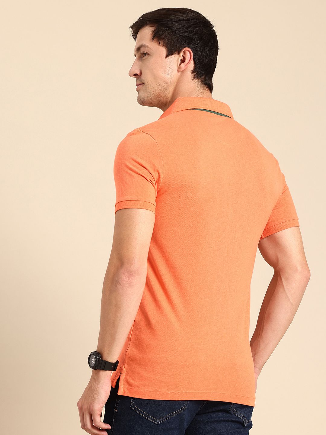 Being Human Polo Collar Pure Cotton T-shirt