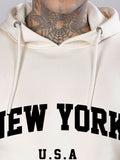 ADRO Men Printed Hooded Sweatshirt