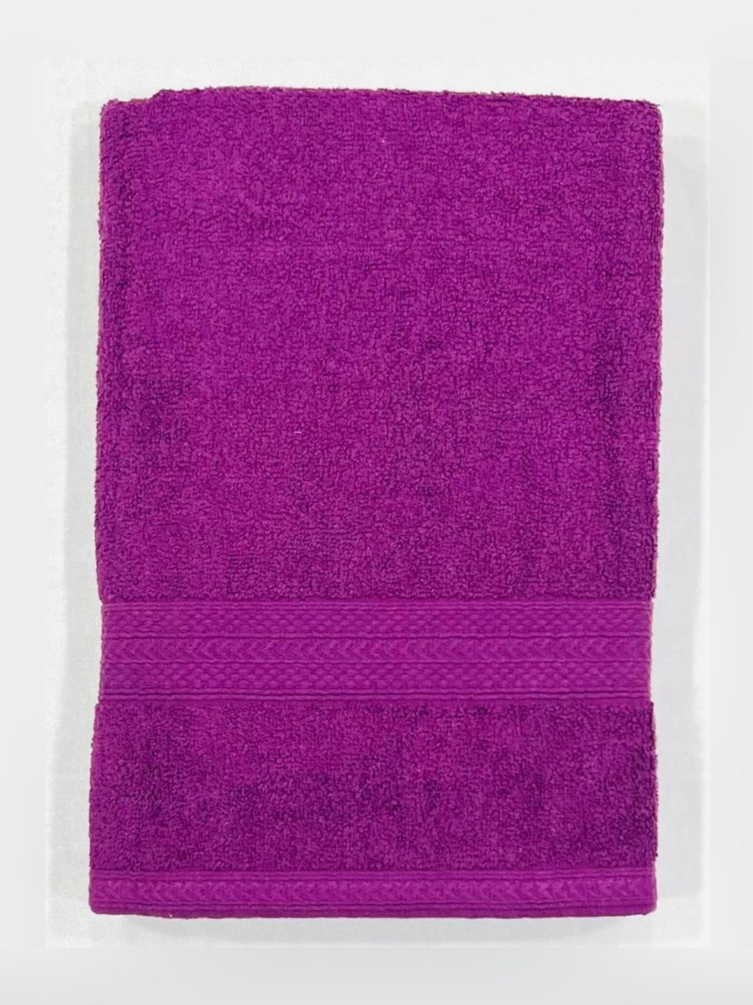 BOMBAY DYEING Purple Cotton 450 GSM Bath Towel