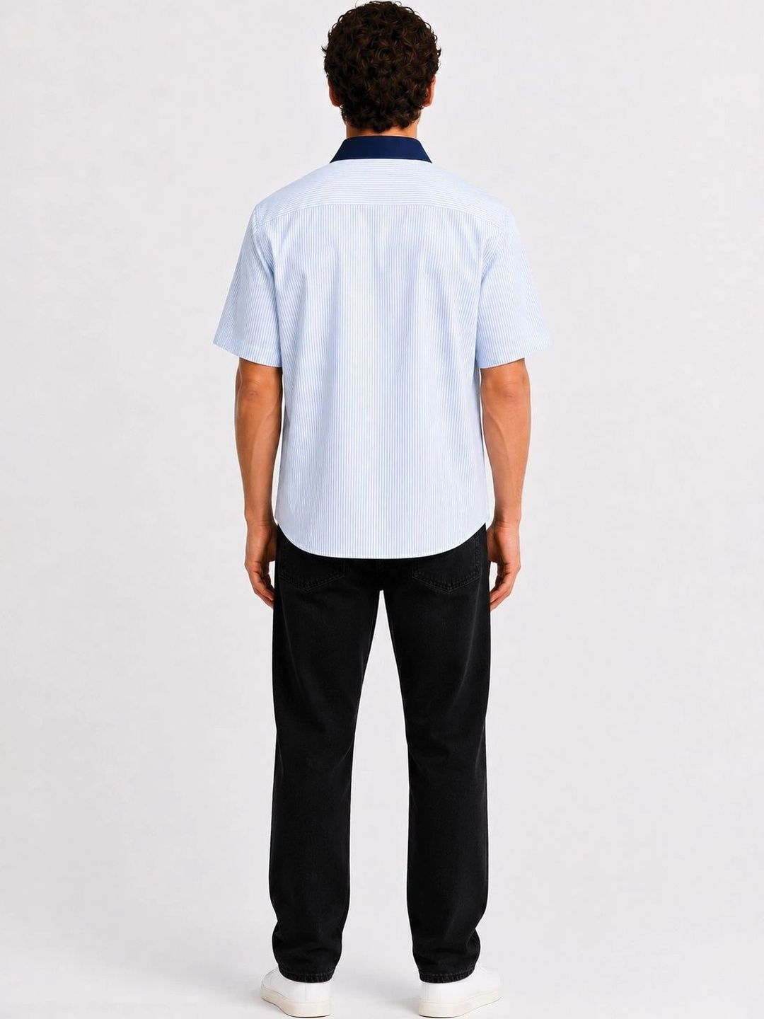 ADRO Men Relaxed Striped Casual Shirt