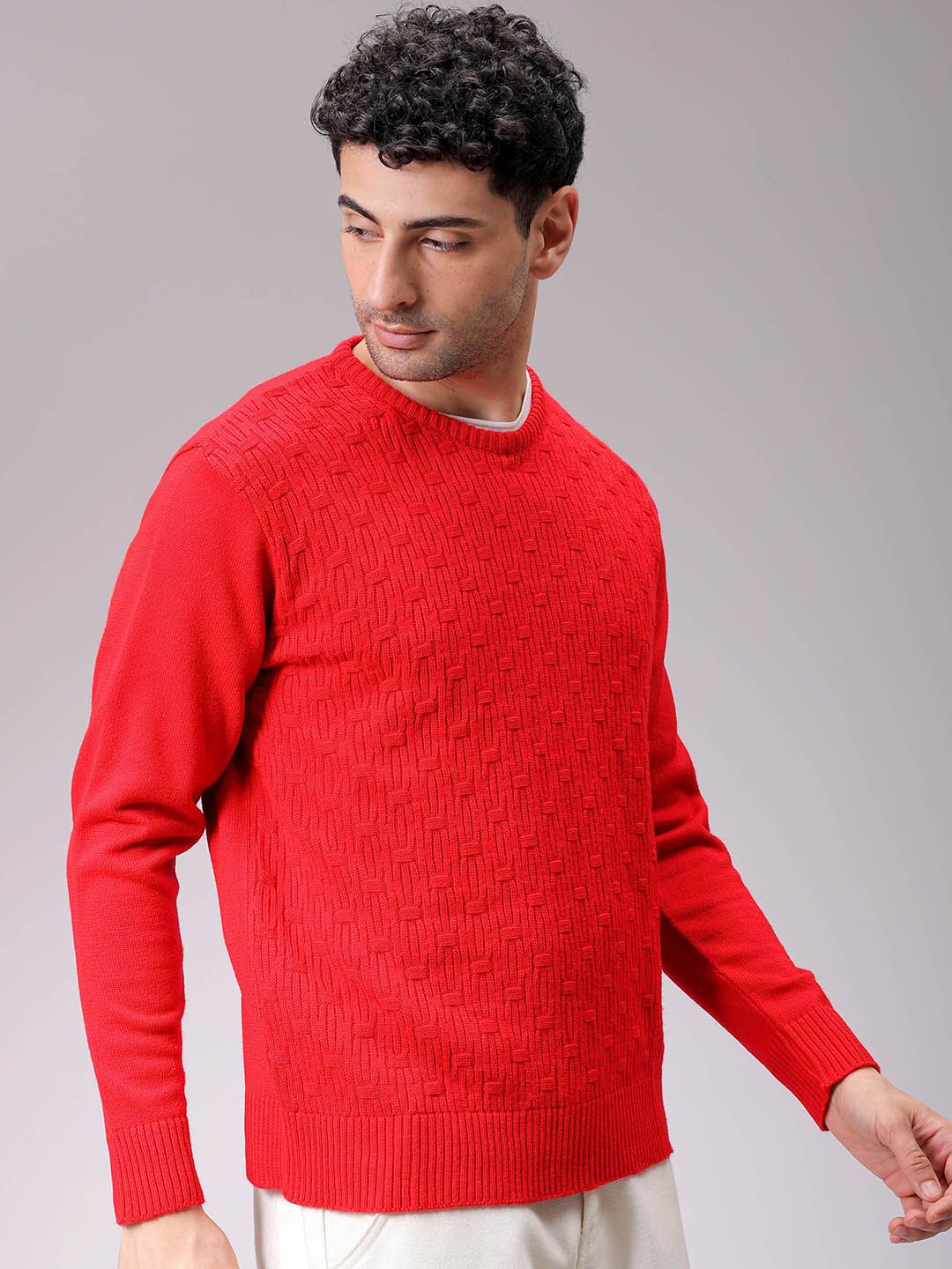 The Indian Garage Co Men Round Neck Pullover