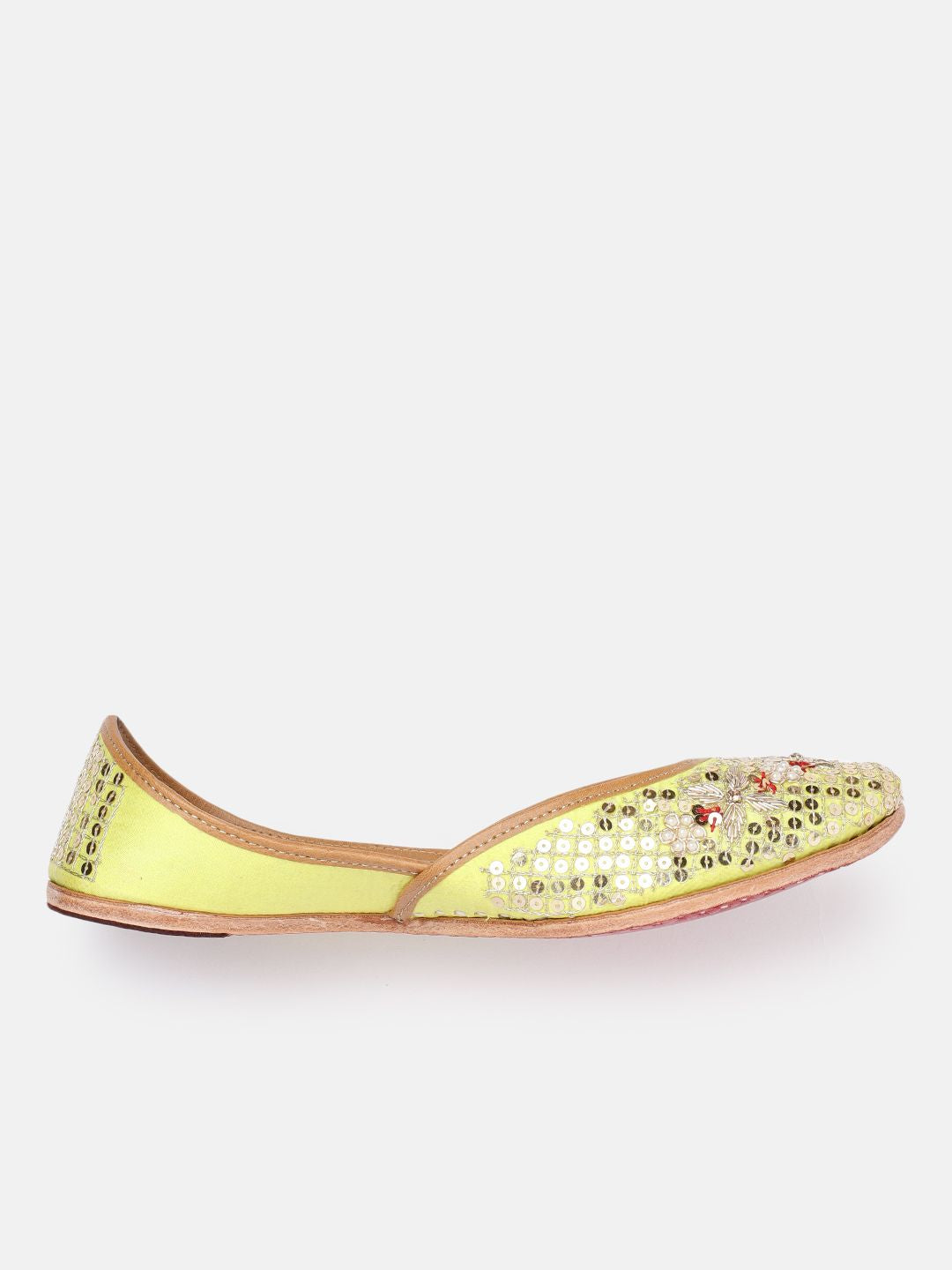 House of Pataudi Women Embellished Ethnic Mojaris