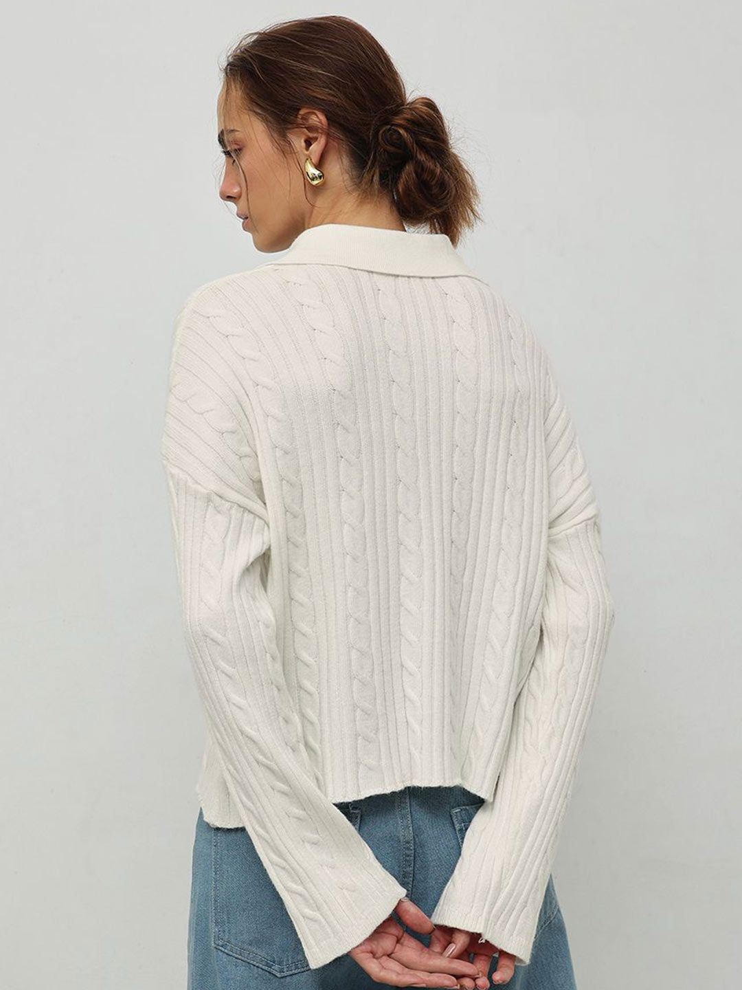 STREET 9 Women Cable Knit Pullover