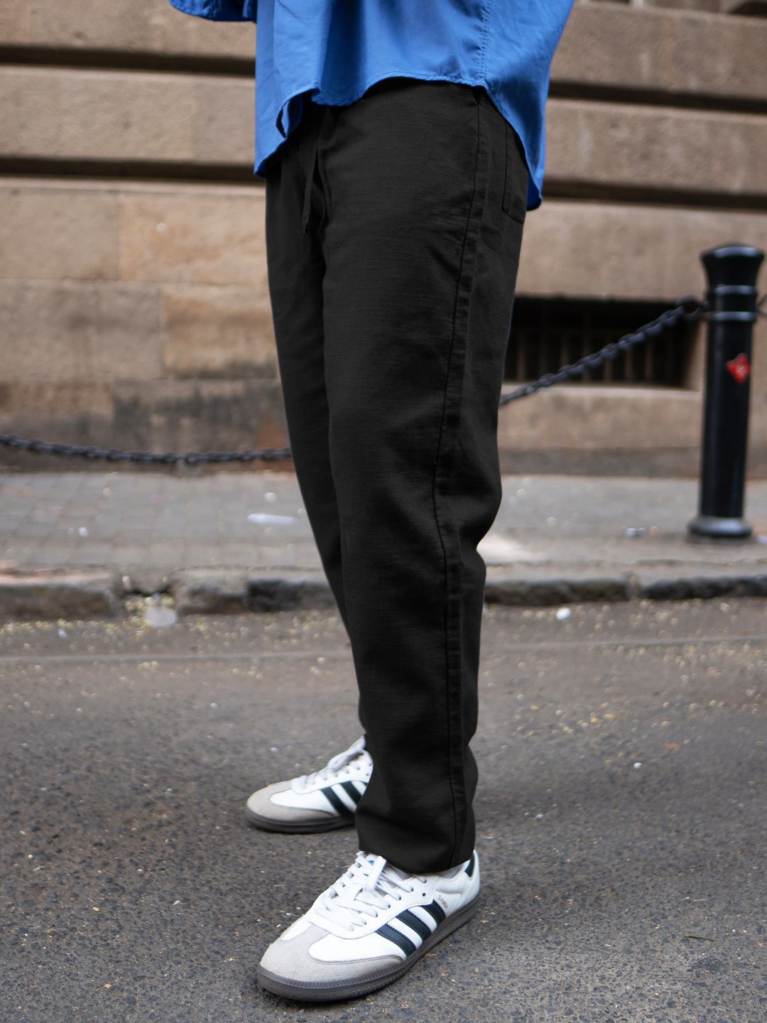 Powerlook Cotton Pant With Belt