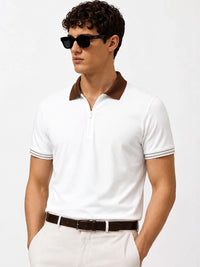 ADRO Men Polo Collar T-shirt