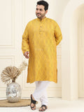 SOJANYA PLUS Plus Size Woven Design Kurta with Pyjama