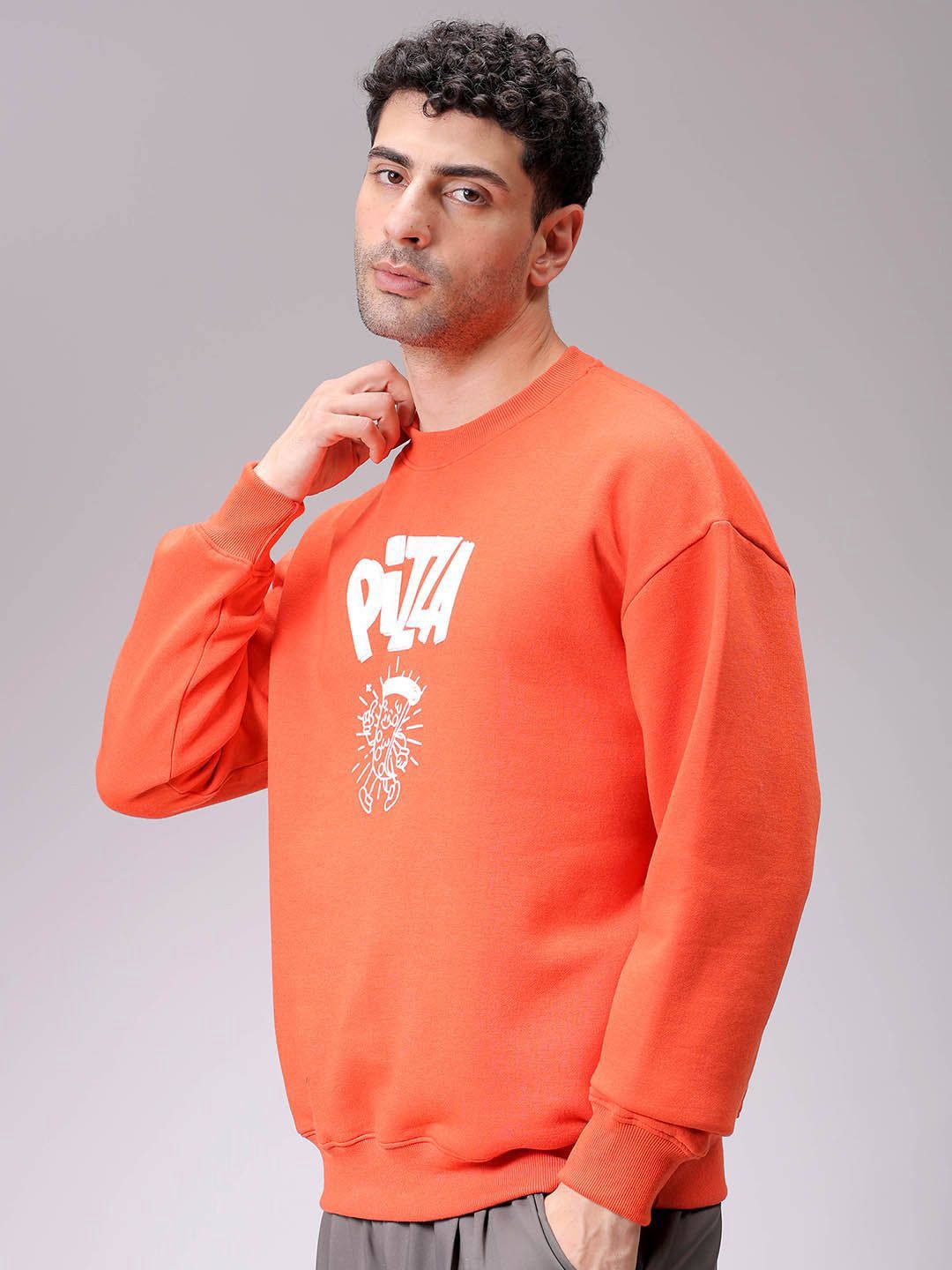The Indian Garage Co Men Typography Printed Sweatshirt