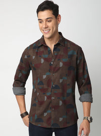 VASTRADO Men Classic Slim Fit Opaque Casual Shirt