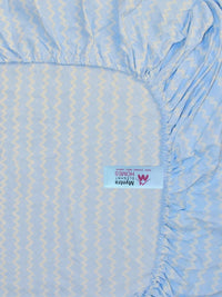 Myntra Elegant Homes Blue 300 TC Single Bedsheet with 1 Pillow Covers